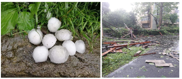 The impact of severe convective phenomena in Sălaj and Maramureş counties. Case study: Supercell on May 28th 2019.